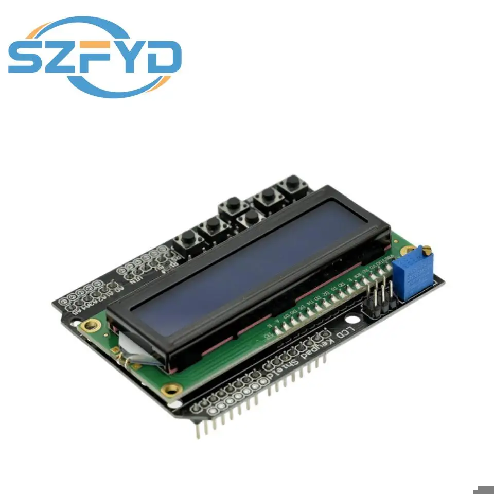 Placa de expansión de entrada/salida de caracteres LCD1602, teclado LCD, escudo LCD, módulo de pantalla LCD para Arduino raspberry PI