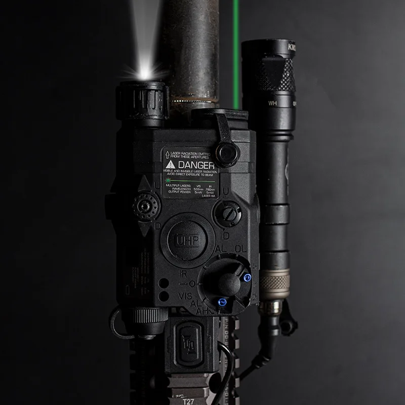 Puntero láser verde táctico PEQ-15 (láser verde + infrarrojo IR no luminoso + linterna) - imagen 2