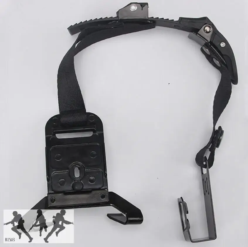 Adaptador de montaje de Base de casco de aleación de aluminio táctico M88 / MICH NVG, cuerda de tracción negra - imagen 4