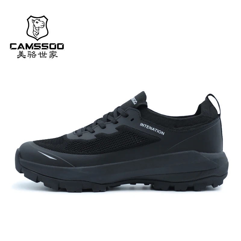 CAMSSOO 2025 zapatos de senderismo para hombre, zapatos de escalada para deportes al aire libre, zapatos de trekking de malla, zapatillas todoterreno para correr, zapatos de viaje al tobillo