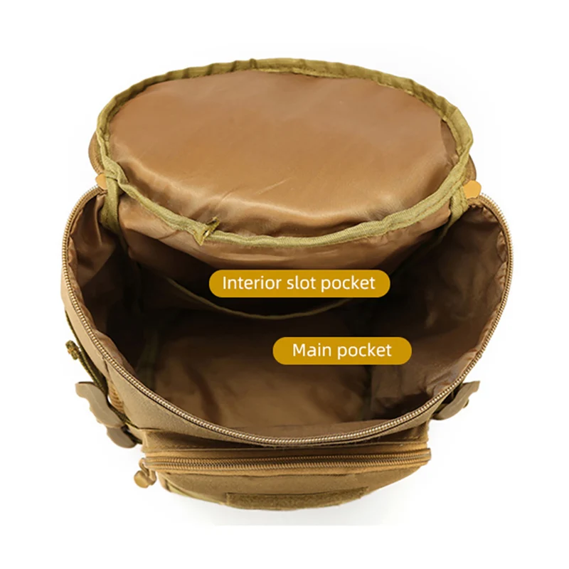 Bolsa táctica de pecho para escalada, senderismo, Camping, pesca, ciclismo, bolso de hombro tipo bandolera, riñonera de entrenamiento para viajes al aire libre y deportes - imagen 5