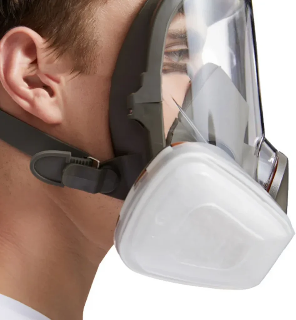 Respirador para la industria 6200 6800 serie 7502, máscara facial de Gas para pulverización de pintura, cubierta de soporte de filtro de retenedor de cartucho 501 - imagen 5