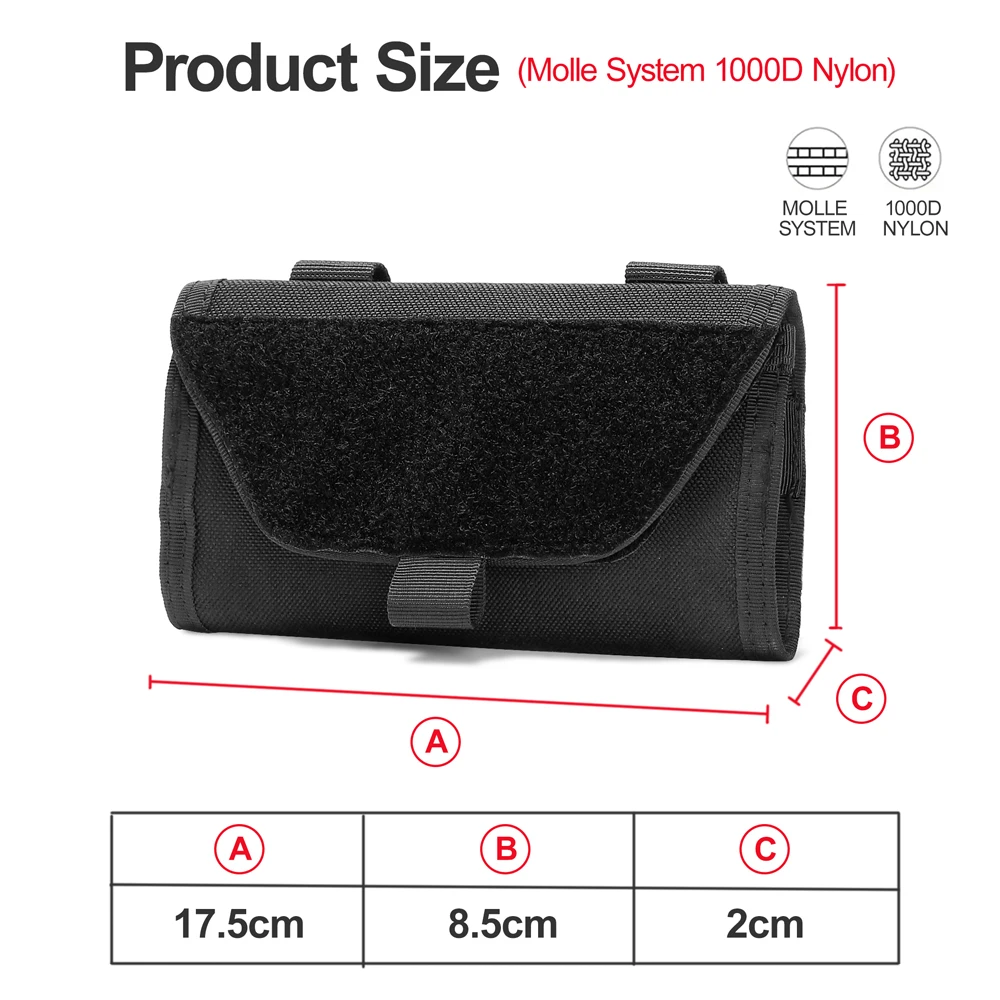 Bolsa de caza y equipo, bolsa de herramientas médicas EDC Gear Molle, riñonera para chaleco, bolsas compactas para acampar - imagen 2