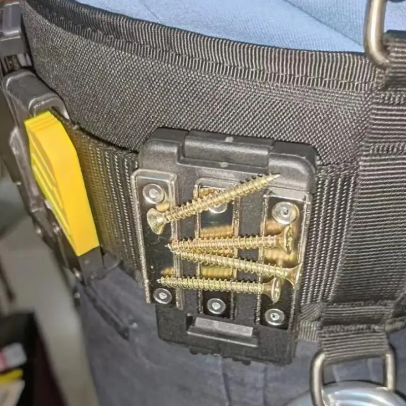 Clip de cintura magnético, piezas de electricista de muñeca, tornillo de succión de trabajo portátil ajustable, herramientas para cinturón de hombro - imagen 5