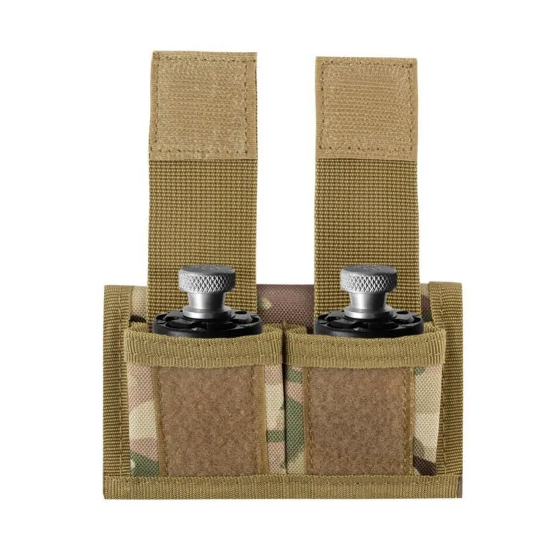 Bolsa táctica para cargador de velocidad, soporte de nailon, cinturón táctico de doble cargador de velocidad, ajuste Universal.357.44 la mayoría de.38 a.45 Colt - imagen 5