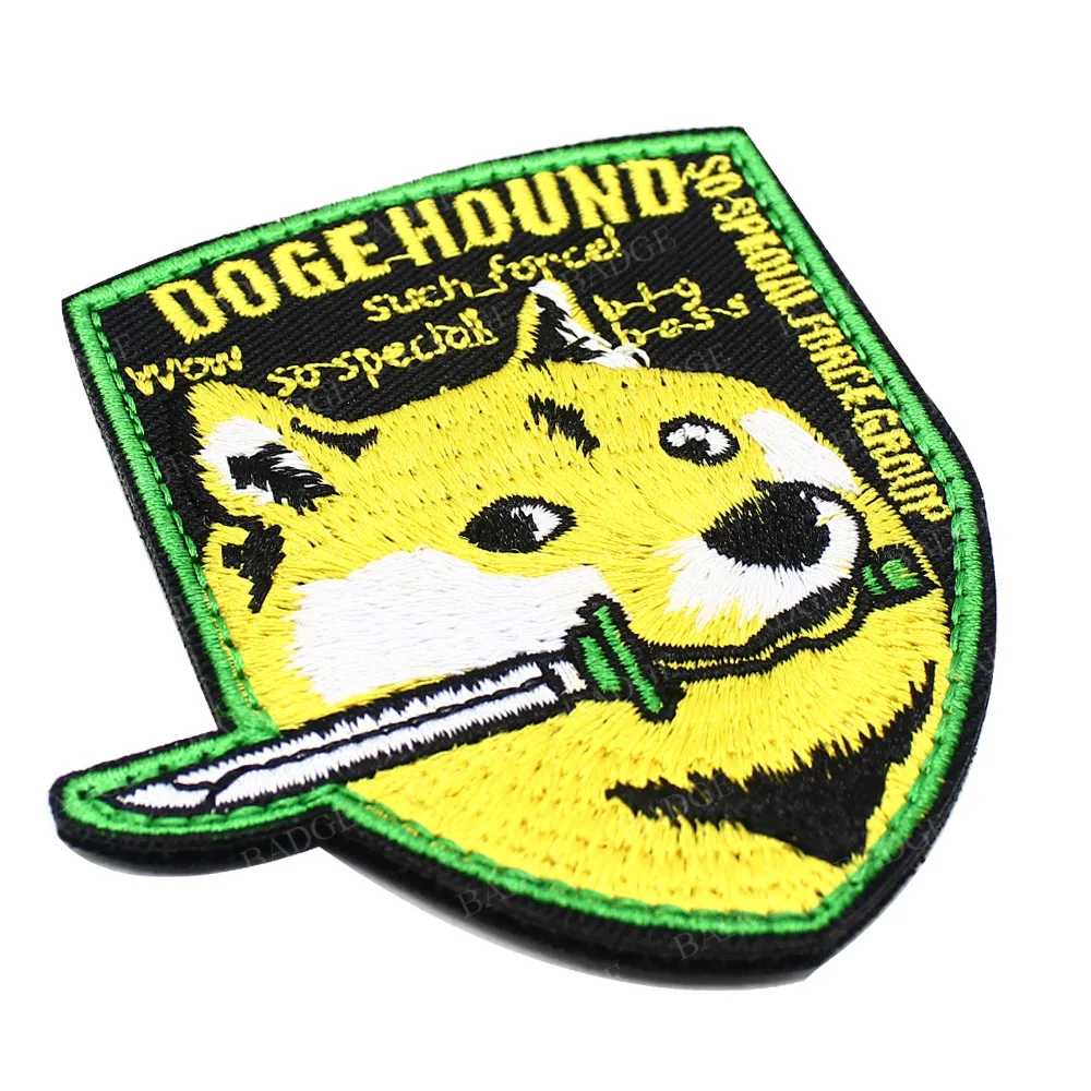 FOXHOUND DOGE HOUND parche, equipo de Metal, insignia de fuerza, Grupo Especial, mochila, chaqueta - imagen 3
