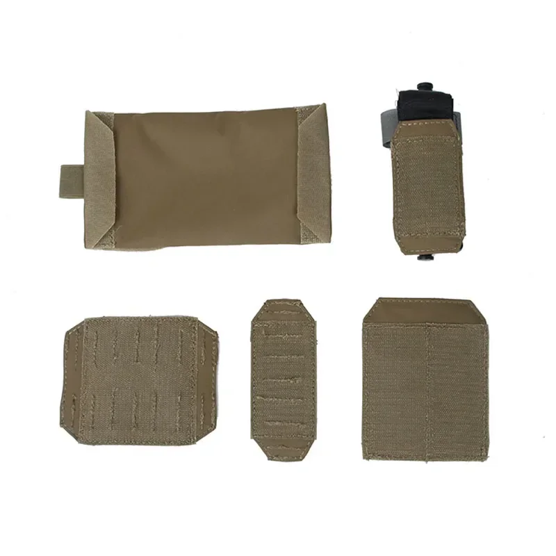 Juego táctico de 5 piezas, bolsa de accesorios especiales para nuevo colgador de pecho BK/CB/RG/WG - imagen 3