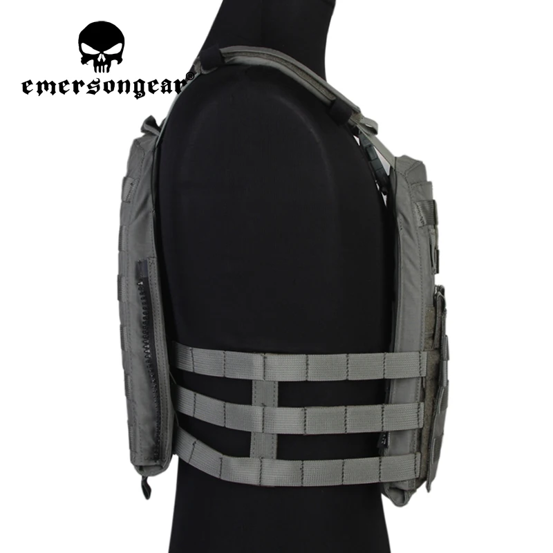Emersongear chaleco táctico portador de placa para AVS estilo Molle Milsim caza combate senderismo deportes al aire libre entrenamiento Nylon - imagen 2