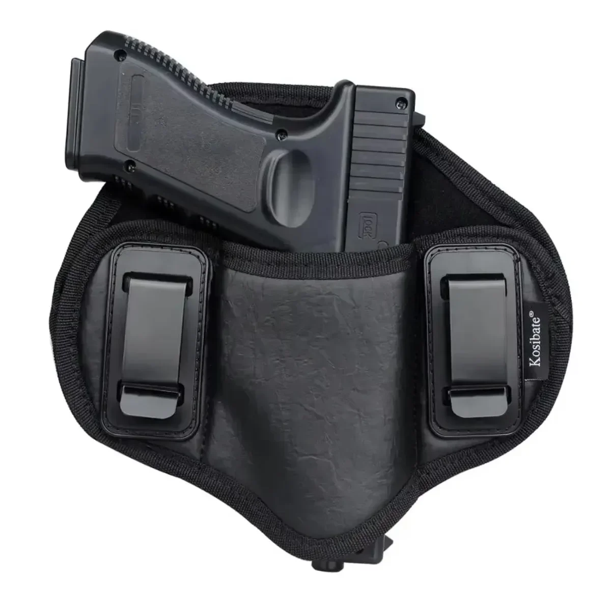 Funda táctica de cuero PU, funda para pistola de transporte oculta, bolsa para pistola para G17 G19 P226 P320 Bere, bolsas para pistola de caza - imagen 2