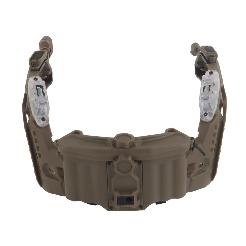 Riel modular táctico para casco con luz IR y LED – Montaje rápido - imagen 3