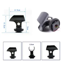 Soporte micrófono 19mm zapata caliente DSLR