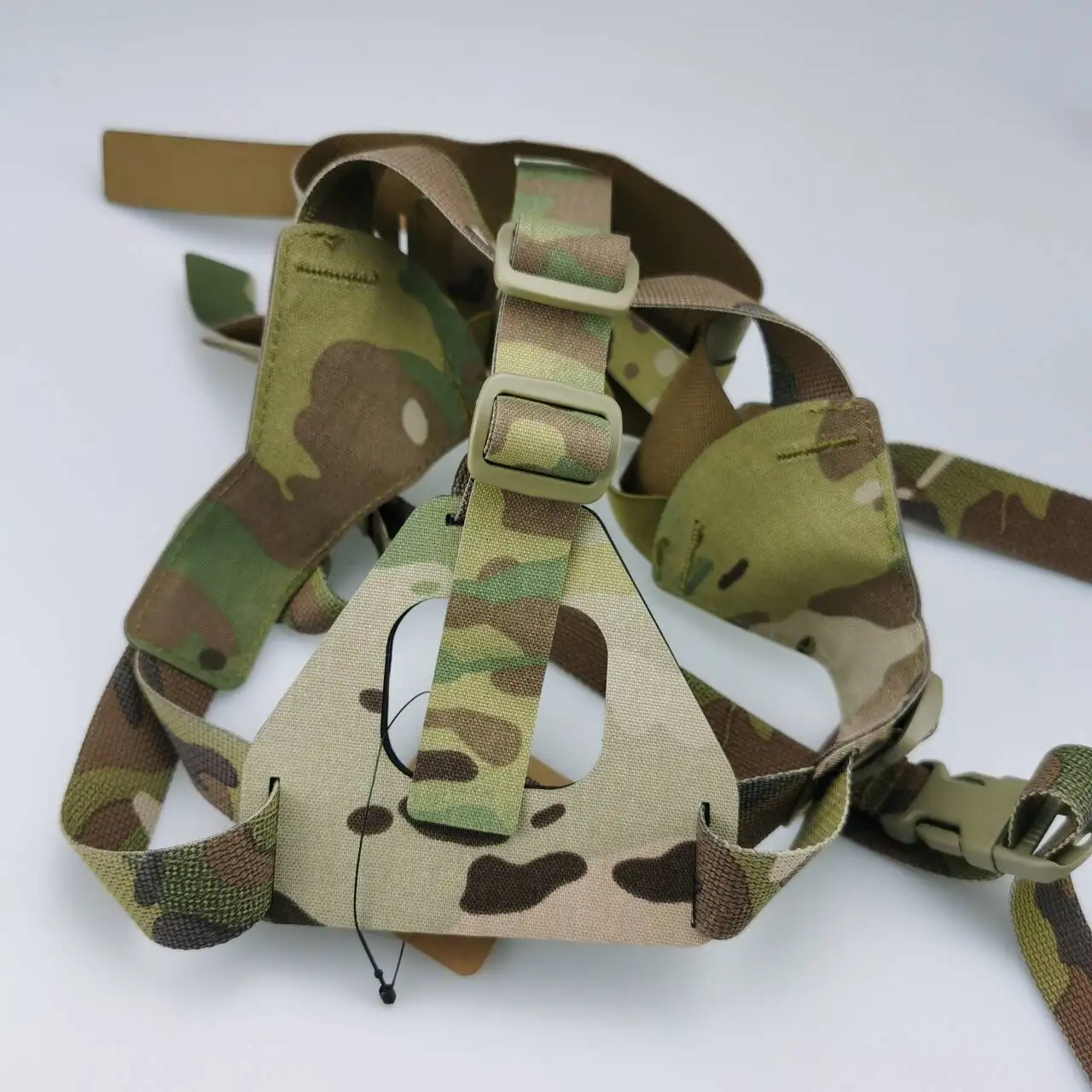 Marco táctico montado en la cabeza de baja visibilidad, correa de arnés para la cabeza, gafas de visión nocturna NVG, adaptador de cubierta de plataformas - imagen 5