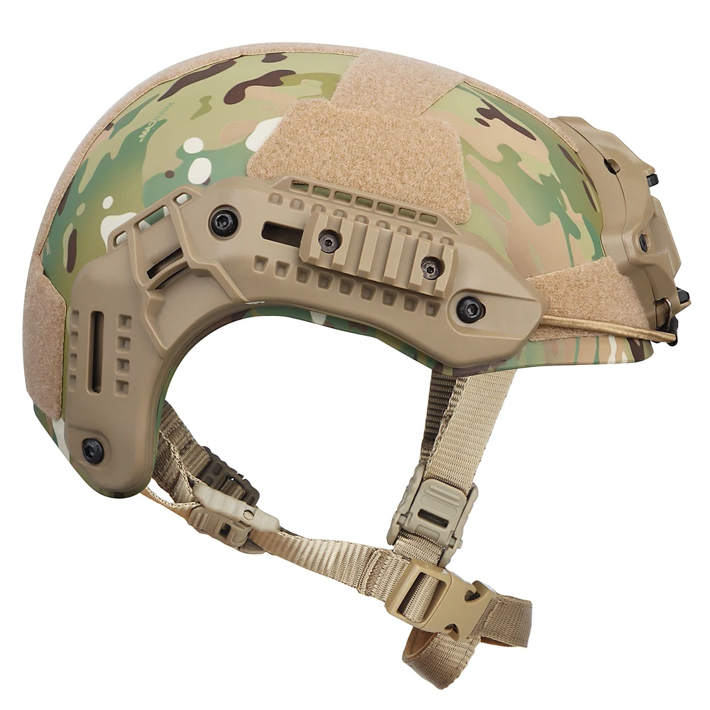Multi-camo MK Helmet Tactical Hunting Airsoft Paintball CS Protective Helmet Motocross Cycling Sport Safy Helmet Cover Thicken - imagen 4