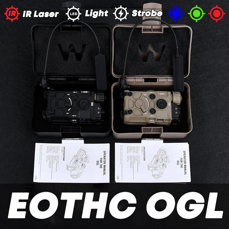 Indicador láser táctico EOTEC OGL PEQ-15 con IR para airsoft