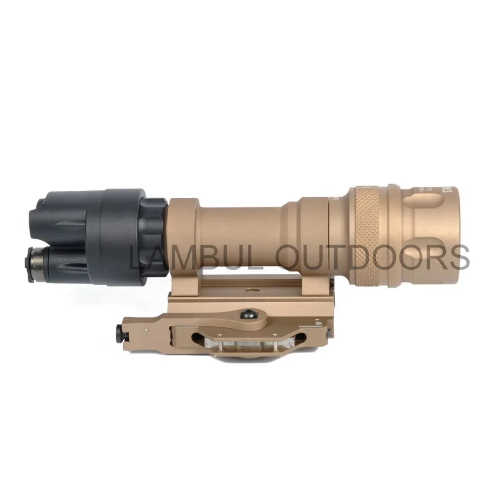 Linterna táctica M952 Surefire LED luz de explorador montaje QD arma estroboscópica luz Airsoft caza para AR15 con interruptor trasero - imagen 5