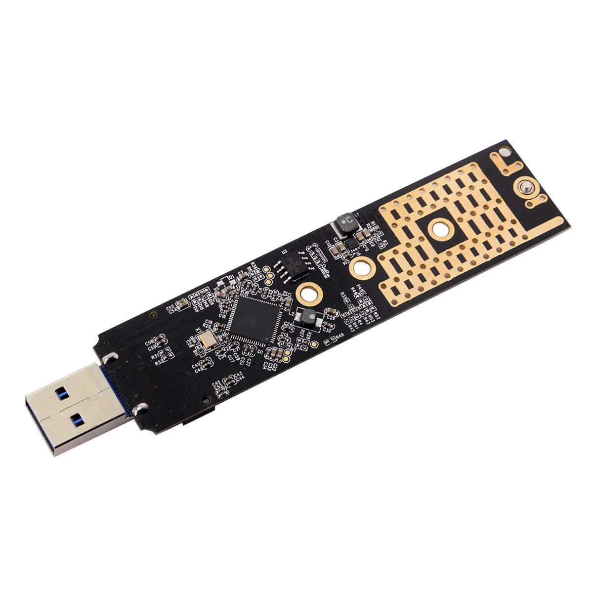CY-transportador PCBA externo M.2 NGFF a USB 3,0 SSD, caja SSD M2, carcasa NVME, tarjeta adaptadora, tipo de disco Flash - imagen 3