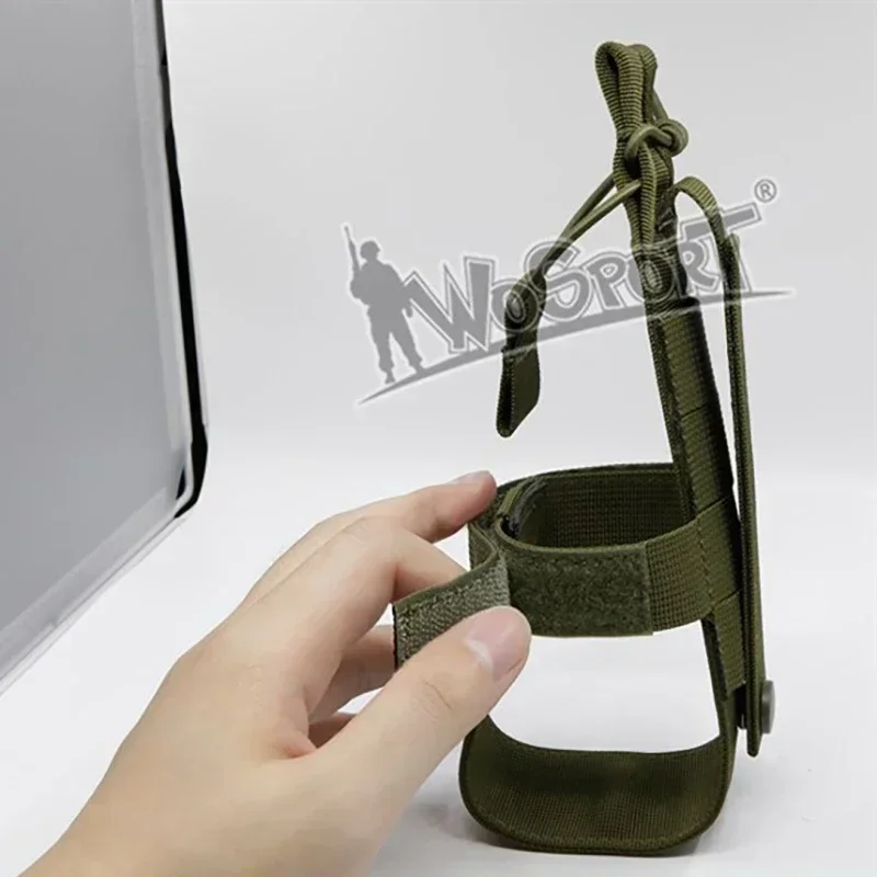 ERQYGRA-riñonera táctica para botella de agua, bolsa portátil para revistas de caza y acampada, accesorios para sistema Molle, herramienta, equipo para exteriores - imagen 5