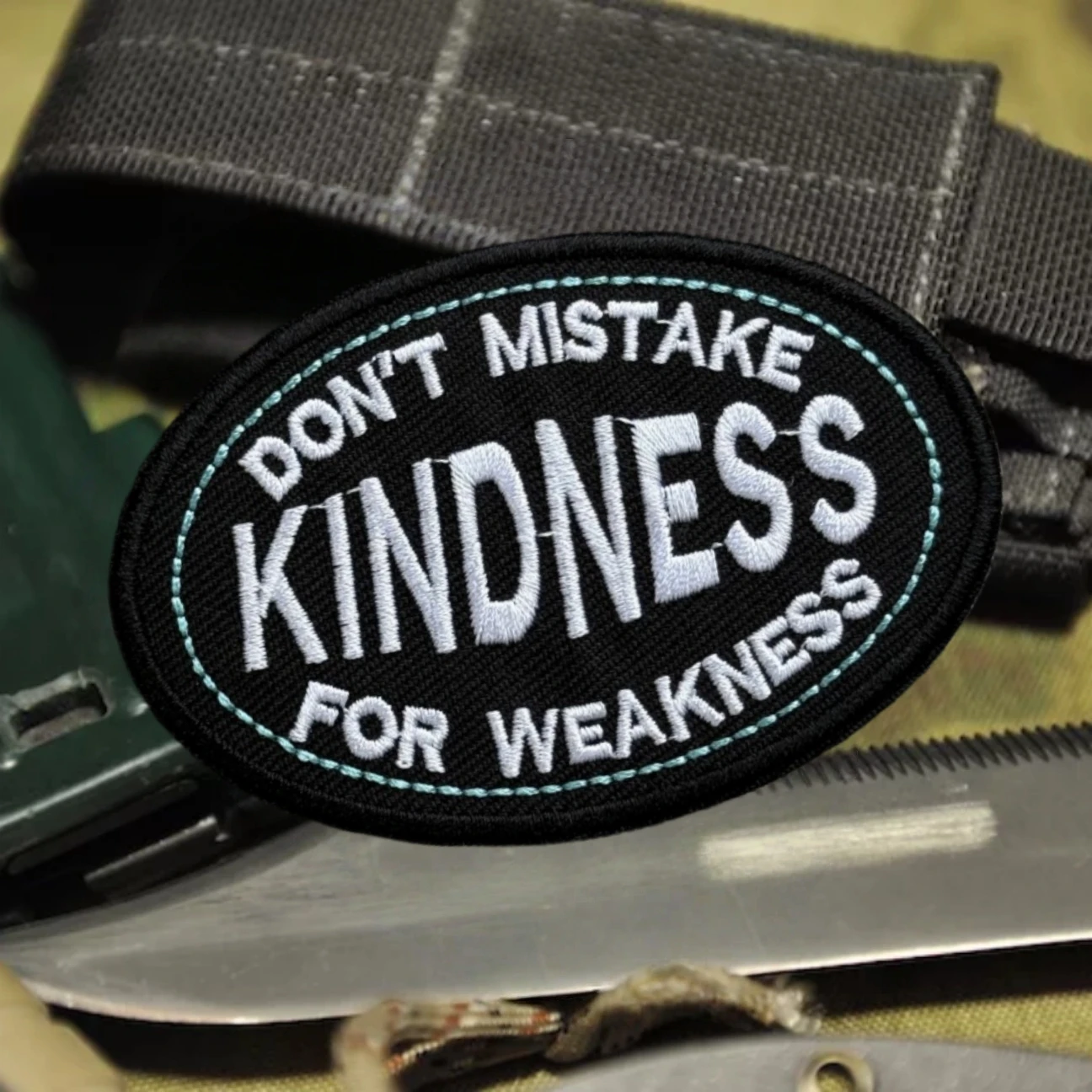 No me importa la gentileza para la libertad, parche táctico moral, parches bordados con gancho y bucle, apliques, mochila, pegatina del ejército militar - imagen 2