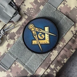 Parches tácticos impresos con gancho y bucle para mochila militar