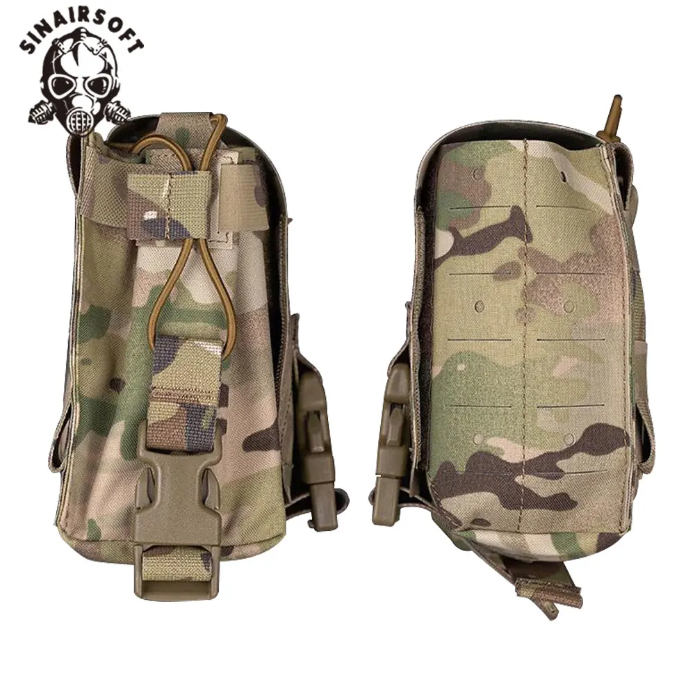 Bolsa táctica multiusos mutante Harris 152 MPU5, bolsa para botellas de agua, gafas de visión nocturna, portador Mag MOLLE, 556 - imagen 4