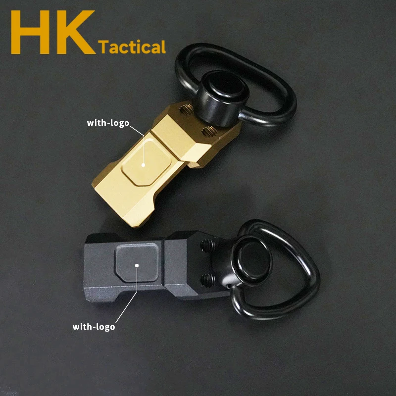 Soporte de eslinga QD táctico, adaptador Qd de compensación de 45 grados, eslingas giratorias de liberación rápida, Base de Metal para accesorios de caza de riel de 20MM - imagen 5