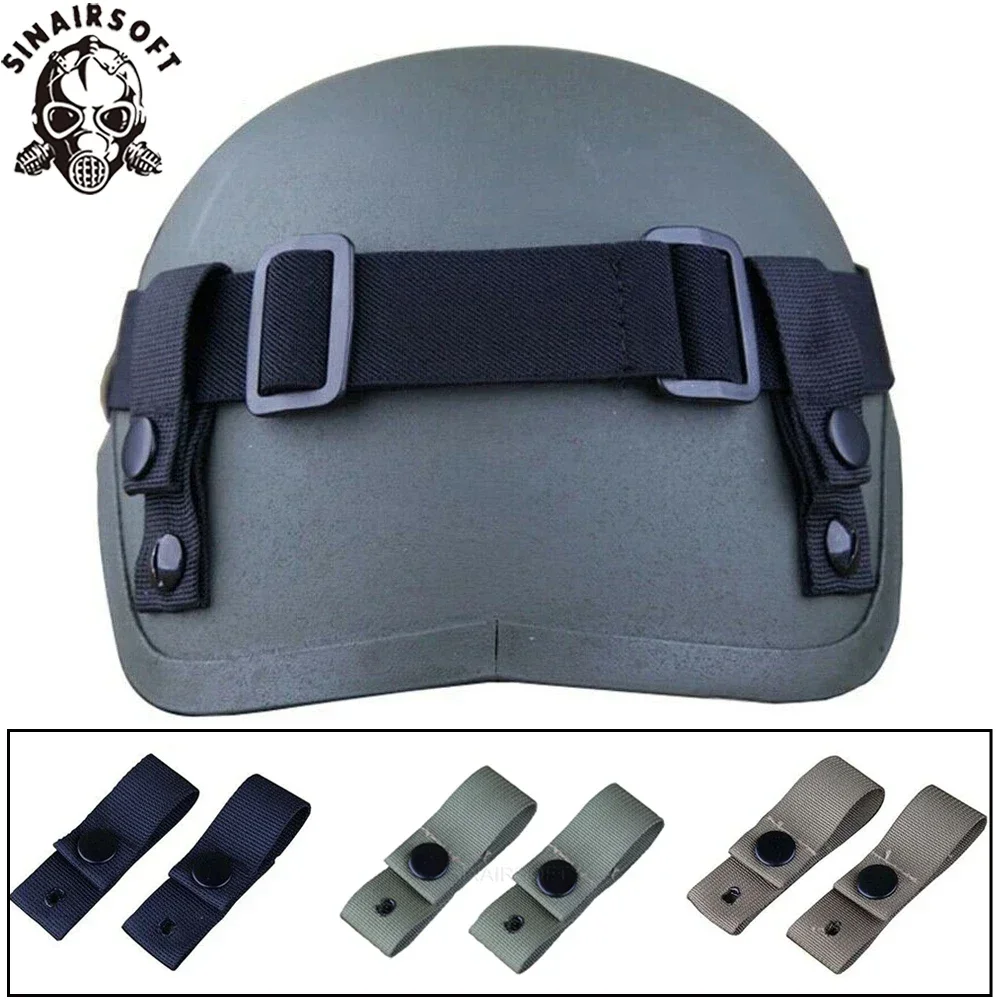 Casco táctico gafas Sling para MICH 2000 2001 2002 casco Airsoft Paintball caza deportes seguridad equipo de protección - imagen 2