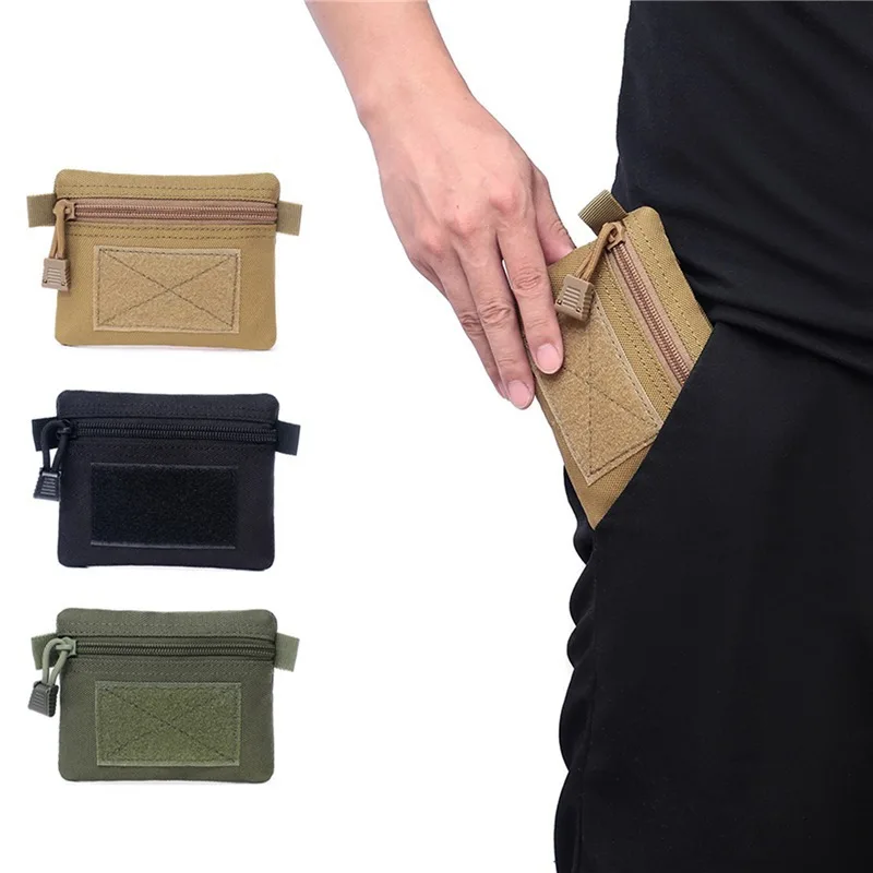 Cartera EDC Molle para exteriores, bolsa de cintura portátil impermeable con cremallera para acampar, senderismo, caza, viaje, paquete EDC - imagen 5