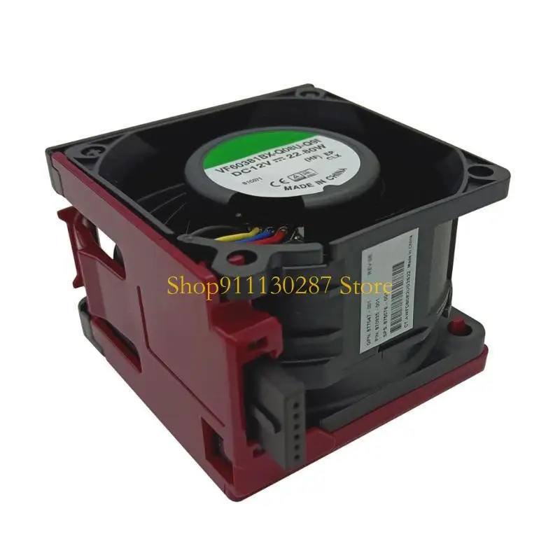 J1HC 1 ventilador CPU Ventilador refrigeración para portátil DC12V enfriadores CPU para DL380 Gen10 875075-001 pieza