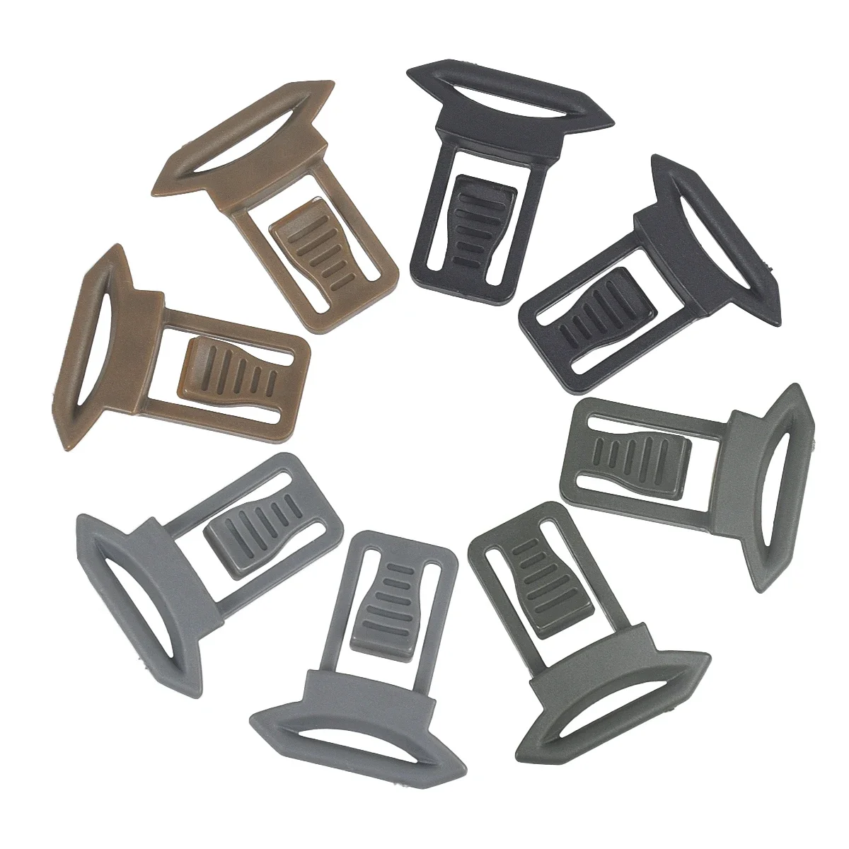 Juego de pinzas giratorias para casco táctico, 2 piezas, rieles laterales, instalación de Paintball, Airsoft, accesorios para casco de caza - imagen 4