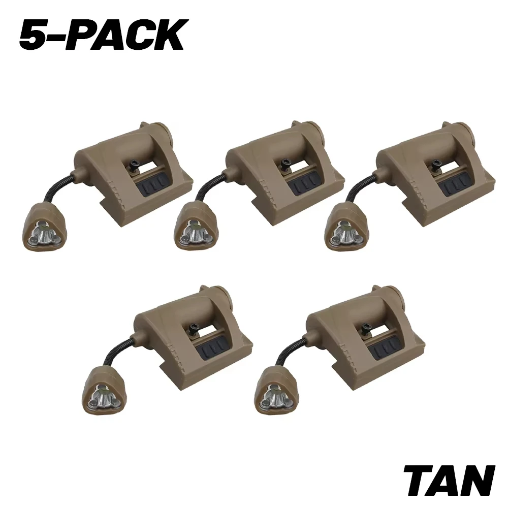 5pcs Tan