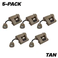 5pcs Tan