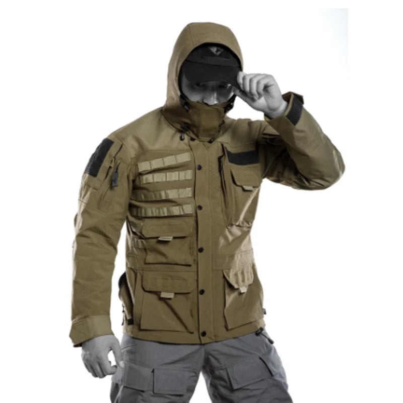 Chaqueta táctica Ninja Mark 5 para hombre, ropa de trabajo gruesa, chaqueta cortavientos, traje de motocicleta, Trekking al aire libre, senderismo, abrigo de caza de combate - imagen 4