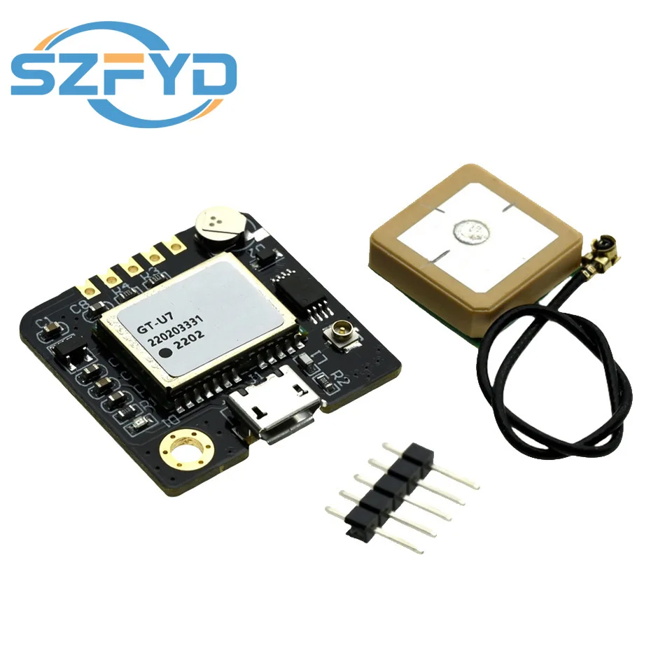 Módulo GPS GT-U7 con receptor NEO-6M y EEPROM para navegación - imagen 3
