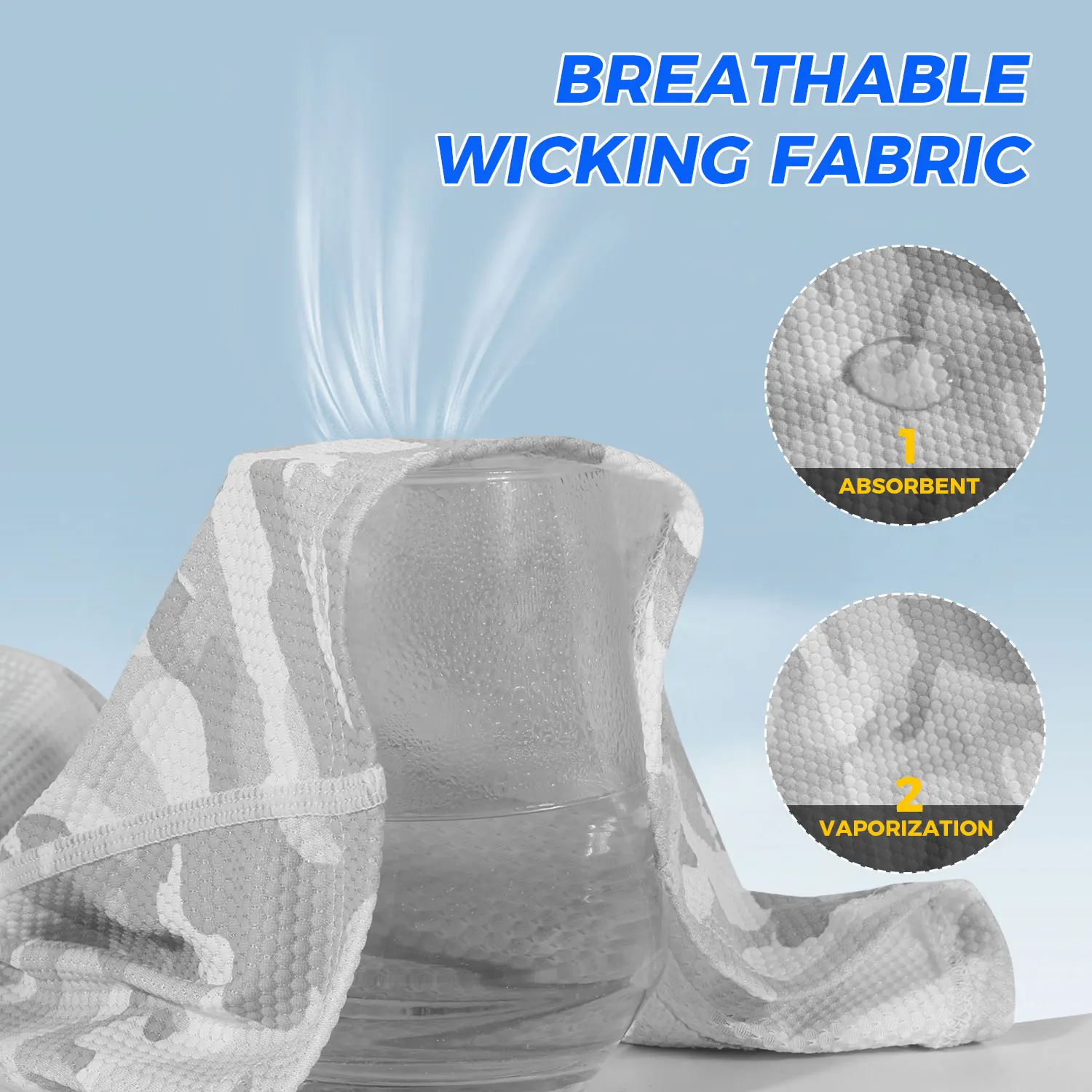 Cubierta de máscara facial completa, pasamontañas, sombrero, transpirable, absorción del sudor, pañuelo fresco para la cabeza, cubierta para el cuello para esquiar, montar, deportes, casco para hombres - imagen 4