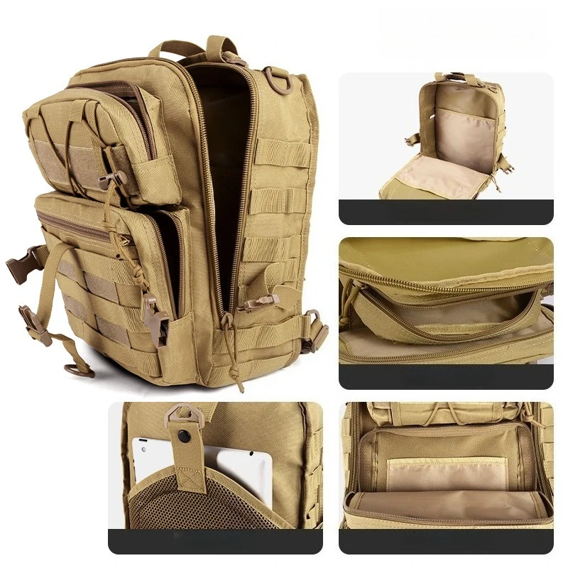 Bolso táctico impermeable bandolera de pecho grande multifuncional - imagen 4