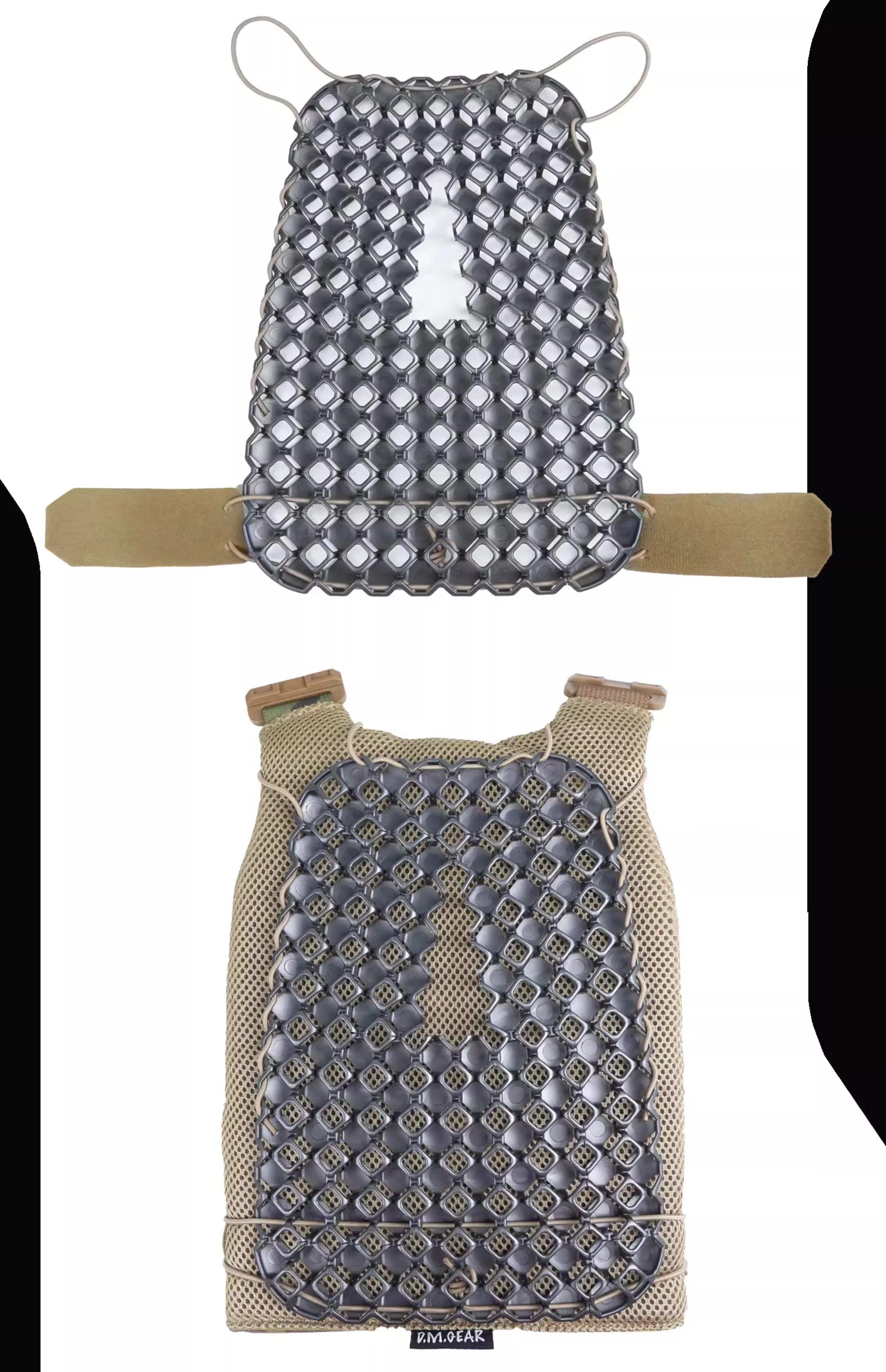 Chaleco táctico 3D, almohadilla transpirable tridimensional, almohadilla universal de disipación de calor, forro interior reductor de presión para chaleco JPC/AVS - imagen 3