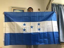 Bandera de Honduras poliéster alta resistencia con ojales latón