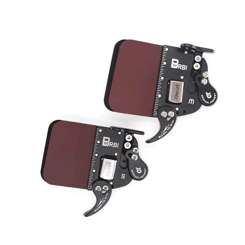 Protector de dedo negro para tiro con arco, accesorio de protección ajustable para mano izquierda/derecha, lengüeta para dedo, recurvo, 1 unidad - imagen 5