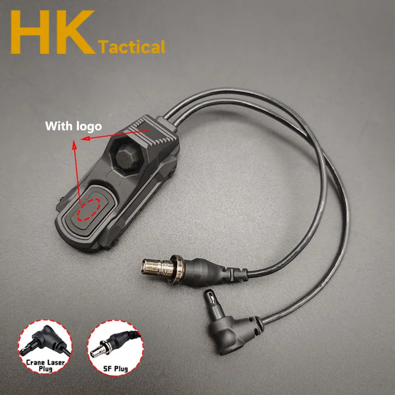 Unidad Táctica con botón de doble función, interruptor remoto de presión Surefir M300 M600 OTAL-C PEQ DBAL A2 2,5/3,5/DC/SF, enchufe compatible con riel de 20mm - imagen 4