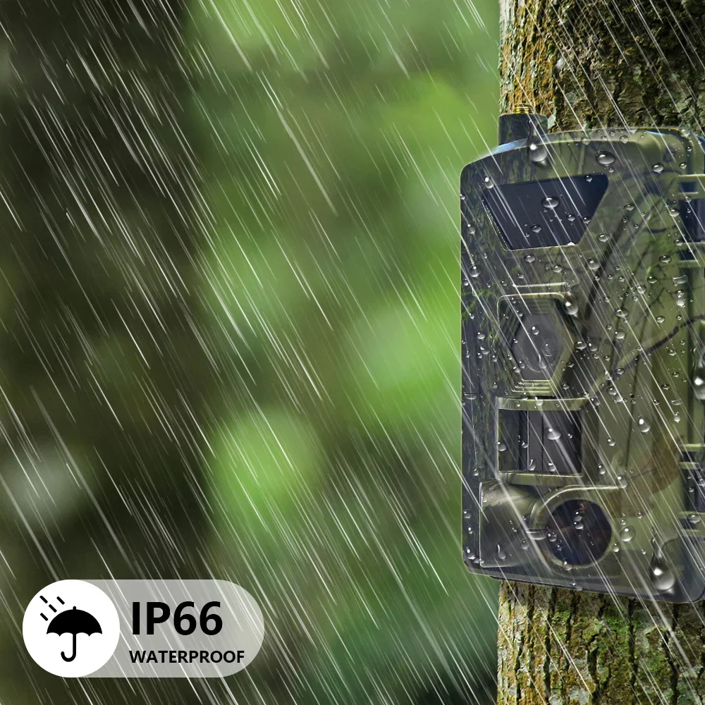 PR802LTE 4G cámara de rastreo de caza 4K cámara salvaje inalámbrica transmisión de fotos celular 60/48/42/36/32/28 MP cámara de juego de vigilancia - imagen 5