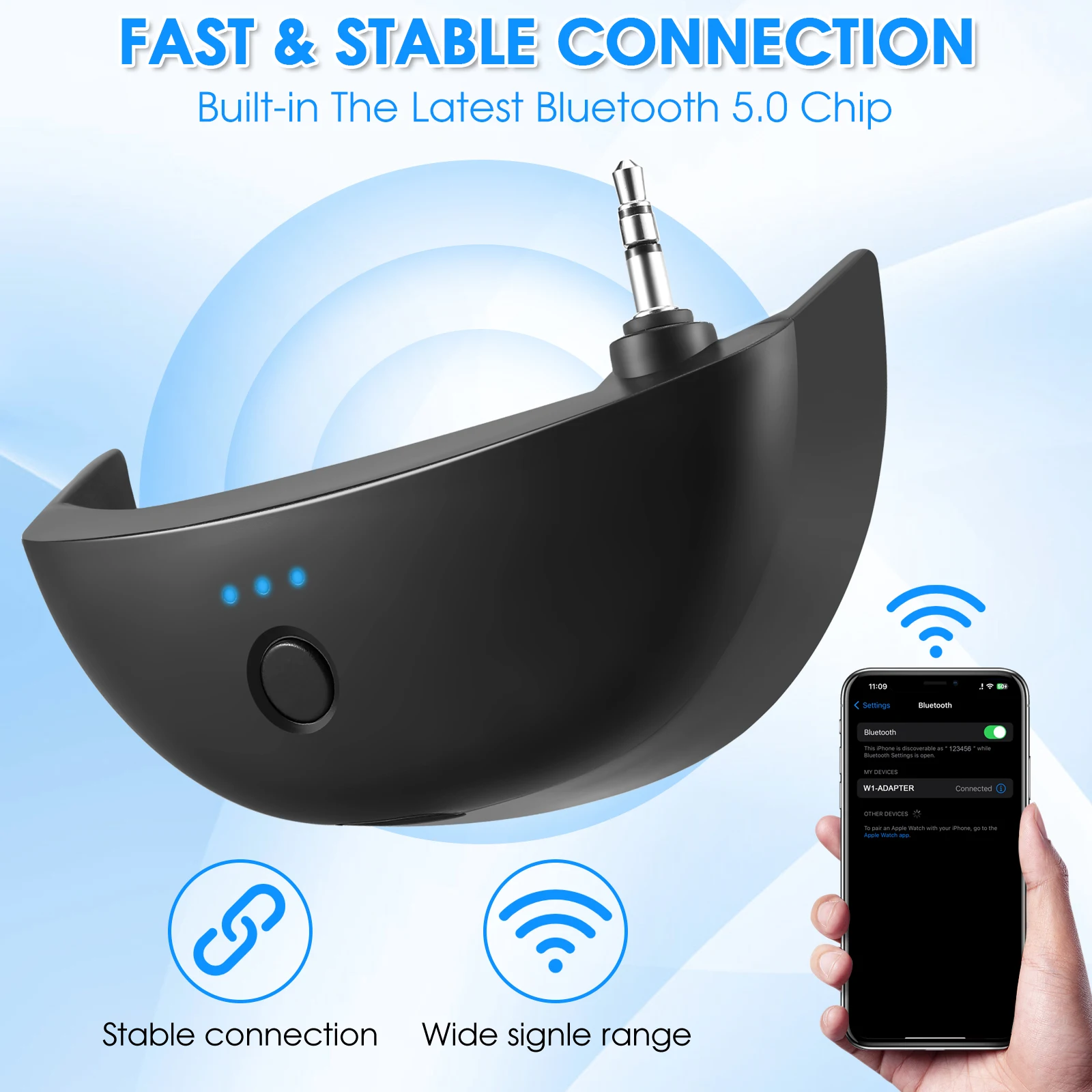Adaptador Bluetooth para auriculares con cable a inalámbricos - imagen 4