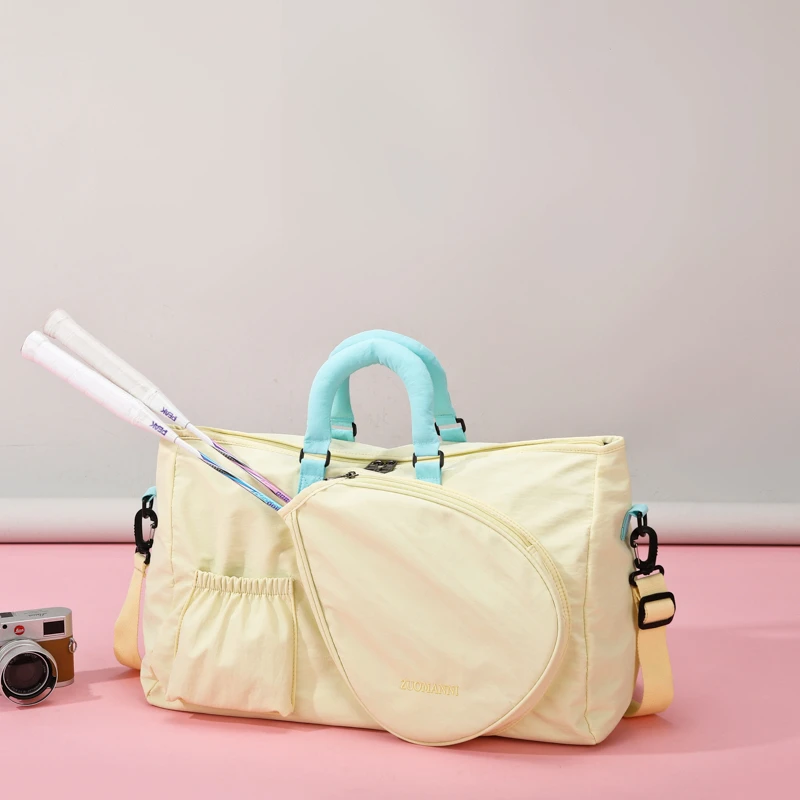 Bolsa para raquetas de bádminton y tenis al aire libre, bolso para gimnasio y Fitness, bolso cruzado seco y húmedo para Entrenamiento de natación, equipaje de viaje para acampar - imagen 3