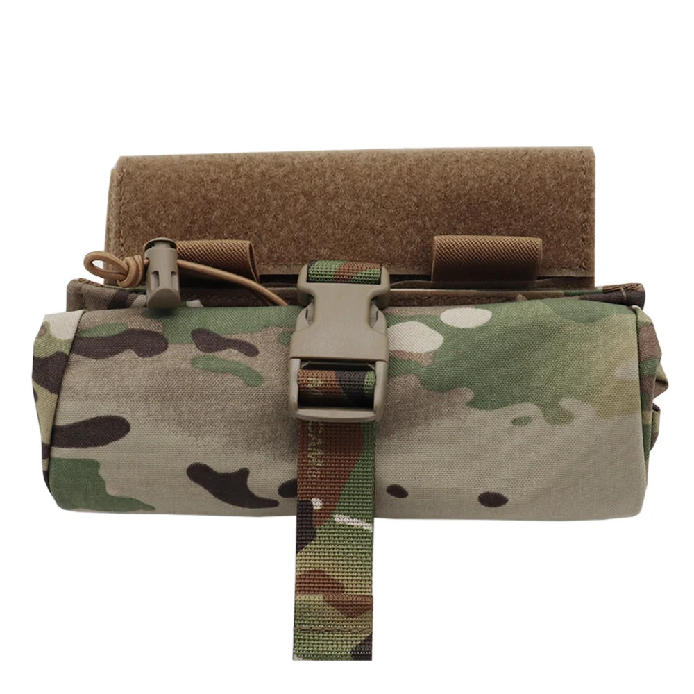 Bolsa táctica de doble descarga, bolsa de reciclaje, bolsa de artículos diversos, bolsa de almacenamiento de revistas para cinturón de cintura con gancho, bolsa de accesorios para chaleco de caza - imagen 5