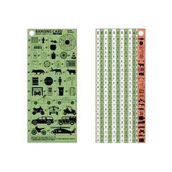 Comparado a las tarjetas de medición de distancia Las formas duras de PVC elásticas impermeables y resistentes a los arañazos son mejores