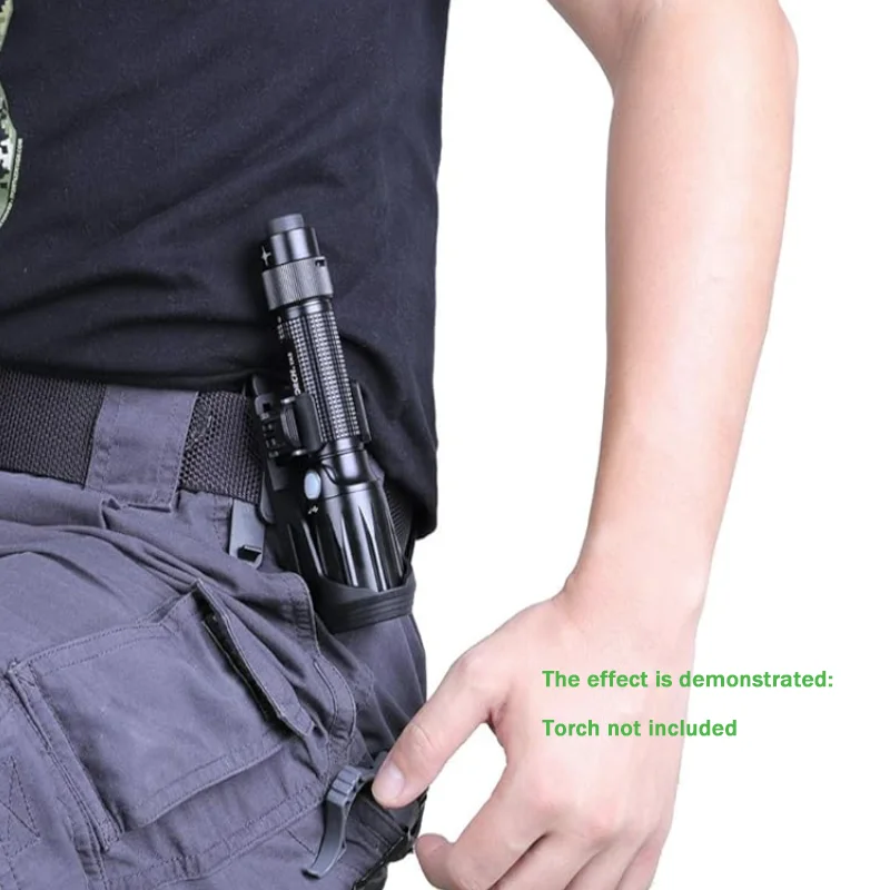 Funda para linterna táctica NEXTORCH V5, 360 ° giratoria, con cerradura, para linternas de alta potencia con un diámetro del barril de 1-1,25 pulgadas. - imagen 5