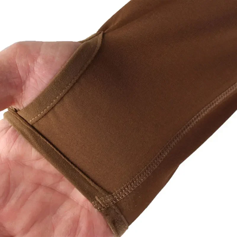 Emersongear versión con cremallera, ropa interior térmica transpirable y cálida para invierno, caza, Camping, ciclismo, senderismo, combate, terciopelo de nailon CB - imagen 4