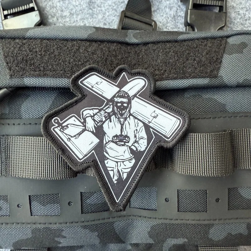 Parche "Modelador de aviones", hebilla de nailon, insignia de moral militar, brazalete, parches tácticos para mochila, sombrero, chaquetas, accesorios DIY - imagen 2