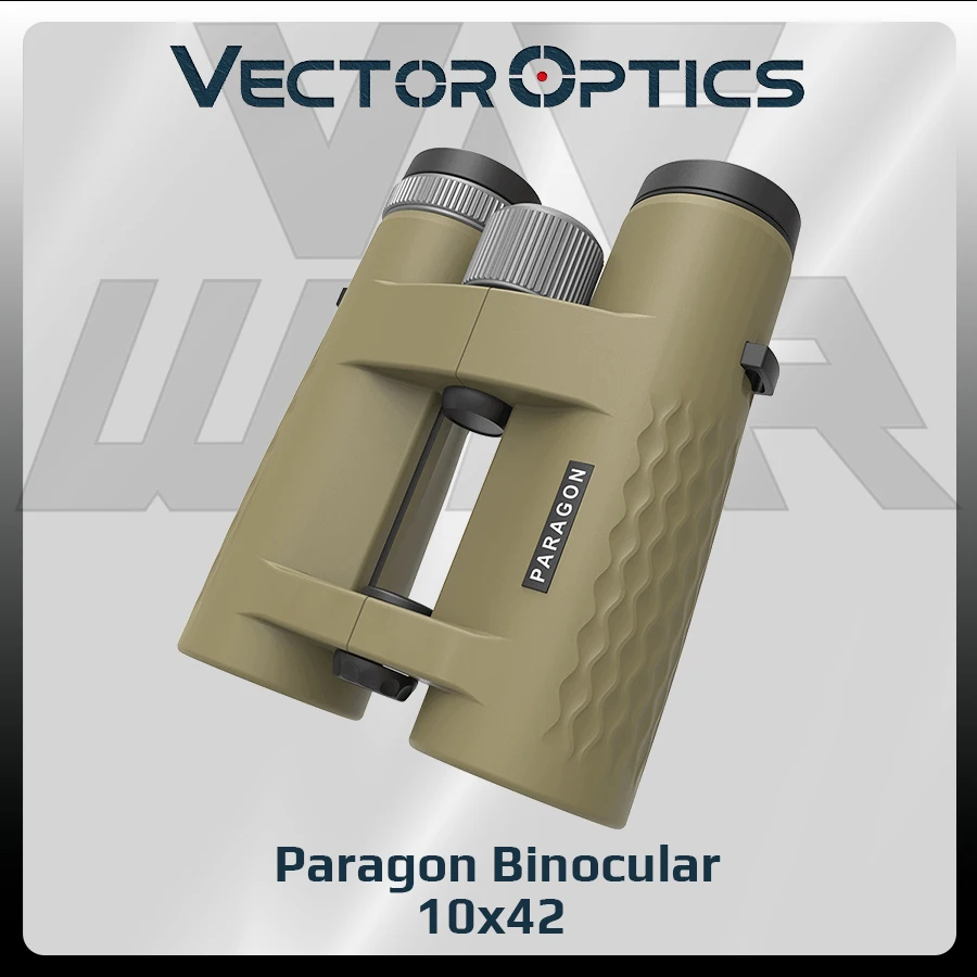 Prismáticos Vector Optics Paragon 8X42/10X42 HD, prisma de techo, totalmente multicapa para observación de aves y caza al aire libre