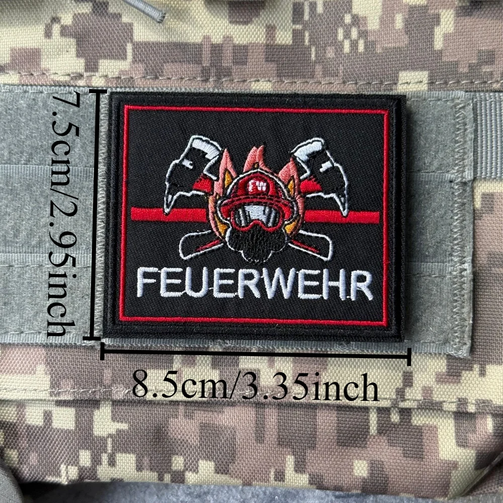 Parche táctico bordado de morale militar con velcro para ropa - imagen 2