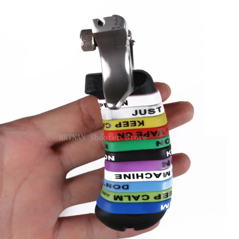 Accesorios de mango de tirachinas, anillo antideslizante en forma de O, anillo de fijación de agarre para accesorios de raqueta de caña de pescar al aire libre - imagen 3